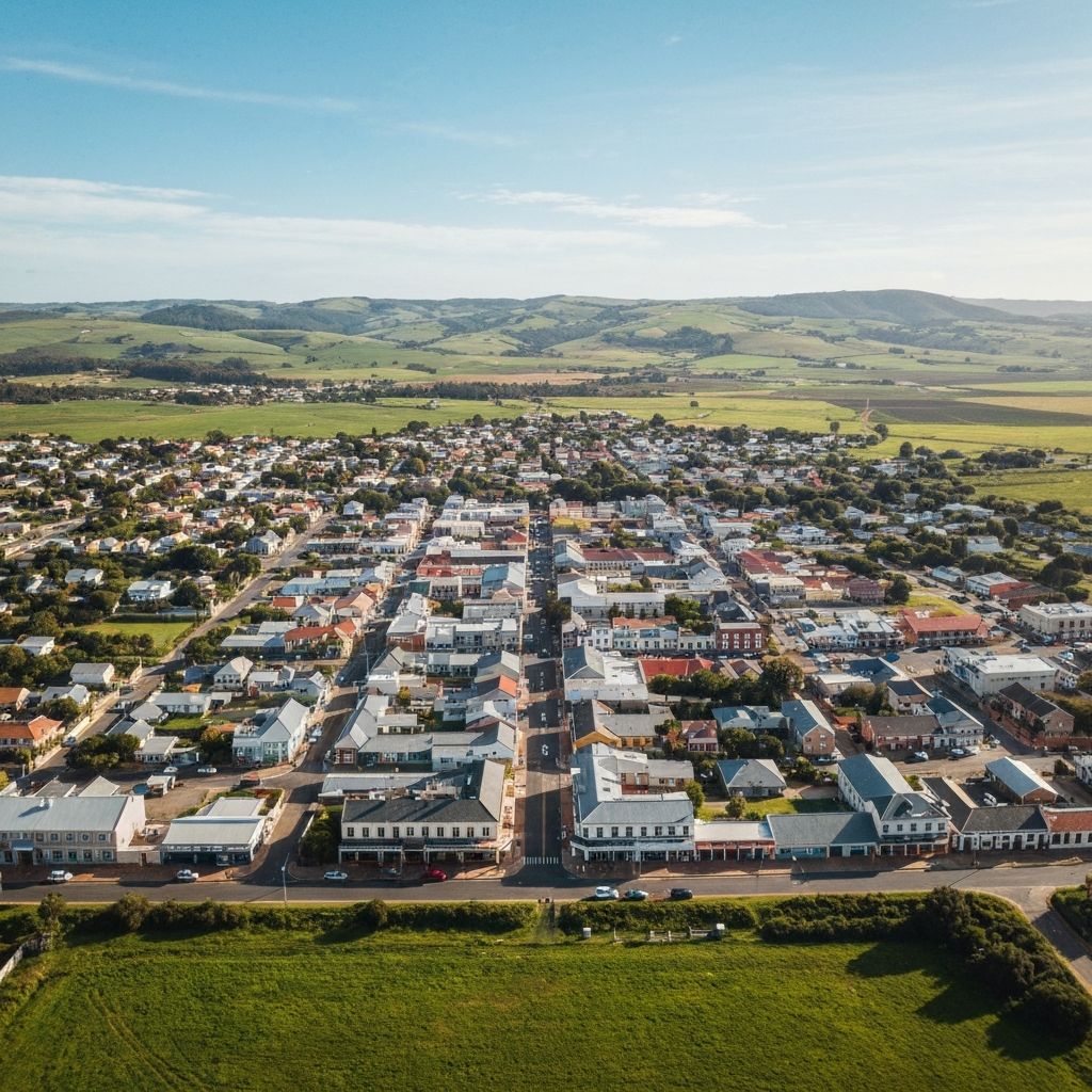 George, Western Cape, at the foot of the Outeniqua Mountains